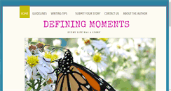 Desktop Screenshot of mydefiningmoments.com